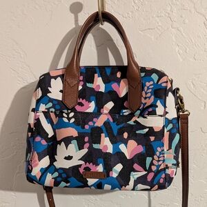 Fossil Floral Purse